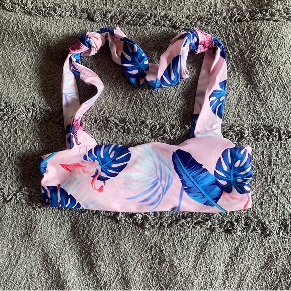 Pink Flamingo Bikini Top - Picture 1 of 1